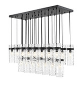 Z-Lite - 7002P5-23L-MB - 23 Light Linear Chandelier - Fontaine - Matte Black
