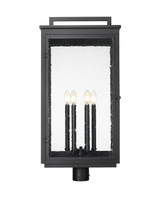 Z-Lite - 5019PHXXLR-BK - Six Light Outdoor Post Mount - Hartwell - Sand Black