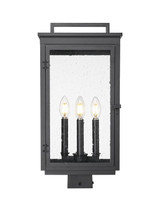 Z-Lite - 5019PHBS-BK - Four Light Outdoor Post Mount - Hartwell - Sand Black