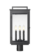 Z-Lite - 5019PHBR-BK - Four Light Outdoor Post Mount - Hartwell - Sand Black