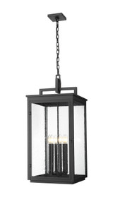 Z-Lite - 5019CHXXL-BK - Six Light Outdoor Chain Mount Ceiling Fixture - Hartwell - Sand Black