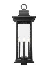 Z-Lite - 5017PHXLS-BK - Six Light Outdoor Post Mount Fixture - Tiberius - Black