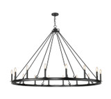 Z-Lite - 482R-16MB - 16 Light Chandelier - Barclay - Matte Black