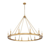 Z-Lite - 482R-12RB - 12 Light Chandelier - Barclay - Rubbed Brass