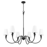 Z-Lite - 4014-46MB - Six Light Chandelier - Claudelle - Matte Black