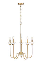 Z-Lite - 352-5MGLD - Five Light Chandelier - Allistair - Modern Gold