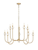 Z-Lite - 352-10MGLD - Ten Light Chandelier - Allistair - Modern Gold