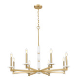 Z-Lite - 3045-8MGLD - Eight Light Chandelier - Kaden - Modern Gold