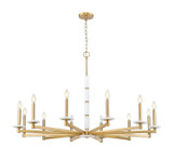 Z-Lite - 3045-12MGLD - 12 Light Chandelier - Kaden - Modern Gold