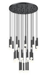 Z-Lite - 1956P-27R-MB - 27 Light Chandelier - Stari - Matte Black