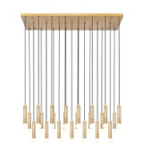 Z-Lite - 1956P-23L-MGLD - 23 Light Linear Chandelier - Stari - Modern Gold