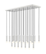 Z-Lite - 1956P-23L-BN - 23 Light Linear Chandelier - Stari - Brushed Nickel