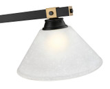 Z-Lite - 1955-3MB-RB-AWL14 - Three Light Billiard - Bronte - Matte Black + Rubbed Brass