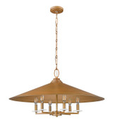 Z-Lite - 1953-32SGD - Six Light Pendant - Rialto - Signature Gold