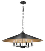 Z-Lite - 1953-32MB - Six Light Pendant - Rialto - Matte Black
