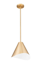 Z-Lite - 1952P12-MGLD - One Light Pendant - Aria - Modern Gold
