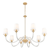Z-Lite - 1950-8RB - Eight Light Chandelier - Katerina - Rubbed Brass