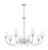Z-Lite - 1950-8BN - Eight Light Chandelier - Katerina - Brushed Nickel