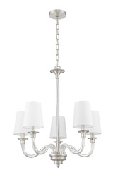 Z-Lite - 1950-5BN - Five Light Chandelier - Katerina - Brushed Nickel