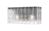 Z-Lite - 1943-2V-MB - Two Light Vanity - Glacier - Matte Black