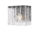 Z-Lite - 1943-1S-MB - One Light Wall Sconce - Glacier - Matte Black