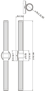Z-Lite - 1020-32W-BN-LED - LED Vanity - Warwick - Brushed Nickel