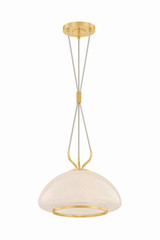 Hudson Valley - 5715-AGB - One Light Pendant - Baudette - Aged Brass