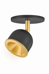 Hudson Valley - 3041-AGB/DB - LED Flush Mount - Tuthill - Aged Brass