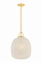 Hudson Valley - 2016-AGB - One Light Pendant - Enosburg - Aged Brass