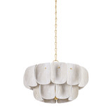 Hudson Valley - 6624-VGL - Eight Light Chandelier - Amalfi - Vintage Gold Leaf