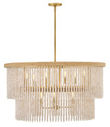 Hinkley - 48606LCB - LED Chandelier - Indra - Lacquered Brass