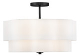 Hinkley - 47733BK - LED Semi-Flush Mount - Gwen - Black