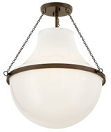 Hinkley - 46893HZ - LED Semi-Flush Mount - Collins - Heritage Bronze