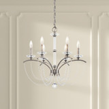 Schonbek - BC7106N-48O - Six Light Chandelier - Priscilla - Antique Silver