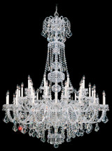 Schonbek - 6861-40H - 45 Light Chandelier - Olde World - Polished Silver