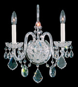 Schonbek - 6807-40R - Two Light Wall Sconce - Olde World - Polished Silver