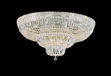 Schonbek - 5898-40R - 21 Light Semi-Flush Mount - Petit Crystal Deluxe - Polished Silver