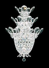 Schonbek - 5888R - Four Light Wall Sconce - Trilliane - Polished Stainless Steel