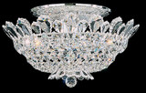 Schonbek - 5867H - Eight Light Semi-Flush Mount - Trilliane - Polished Stainless Steel