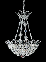 Schonbek - 5798H - Eight Light Pendant - Trilliane - Polished Stainless Steel