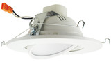 Elco Lighting - EL61330W - 6"LED GMBL INSRT 1100LM DIM 3K - All White