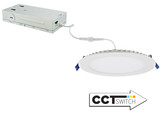 Elco Lighting - ERT612CT5W - 6"SLM PNL LGT 15W 950LMN DIM 5CCT 27-50K - All White