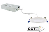 Elco Lighting - ERT311CT5W - 3"LED SLM PNL 10W 600LMN DIM 5CCT 120V - All White