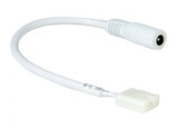 Elco Lighting - EPSD25 - 6" FEMALE DC CNCTR FOR SNGL COLR TP LGT - All White