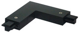 Elco Lighting - EP2004B - MINI TRK "L" CNCTR W/PWR ENTRY - All Black