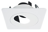Elco Lighting - ELK4220W - 4" SQR DIE-CAST SLOT APERTURE FOR KOTO - Black Slot with White Trim