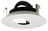 Elco Lighting - ELK4130W - 4"SLOT APERTURE TRIM FOR KOTO MODULE - Black Slot with White Trim