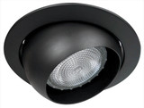 Elco Lighting - EL998SB - 4" EYEBAL W/SPCL CLIPS W/SCKET - All Black