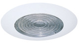 Elco Lighting - EL913W - 4" SHOWER TRM W/FRSNEL LENS - All White