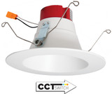 Elco Lighting - EL625CT5W - 5&6" 15W LED INSRT DEEP TRIM 1000LM 5CCT - All White